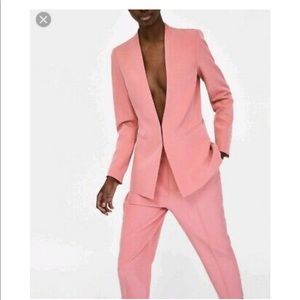 Zara Glen Two Piece Pink Blazer Suit